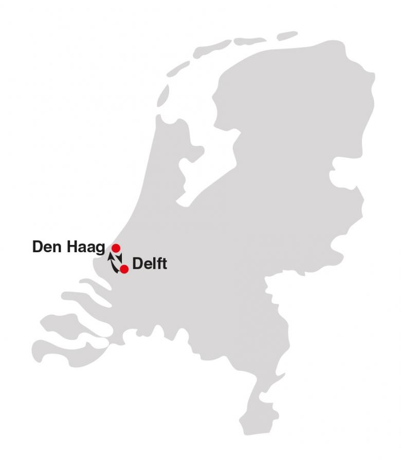 Kaart Schoolreis Den Haag - Solmar Reizen